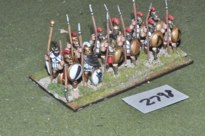 25 mm KLASSIKER / GRIECHISCH - 12 HOPLITEN - (2798)