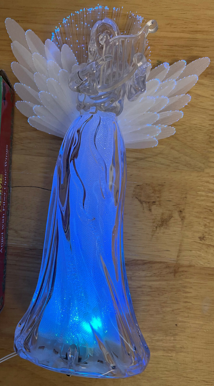Fiber Optic Angel Figurine eBay