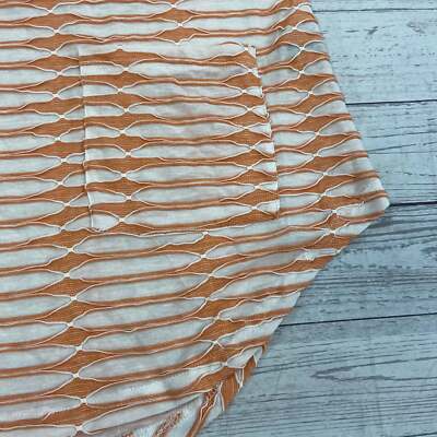 Kaktus Boutique Peach Striped Tunic Tank Top Women Size XL NEW Pocket  Accent | eBay