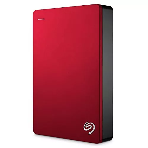 SEAGATE Backup Plus 5TB Portable Hard Drive USB 3.0 RED