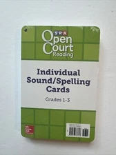 New McGraw Hill SRA Open Court Reading Individual Sound Spelling cards Grade 1-3