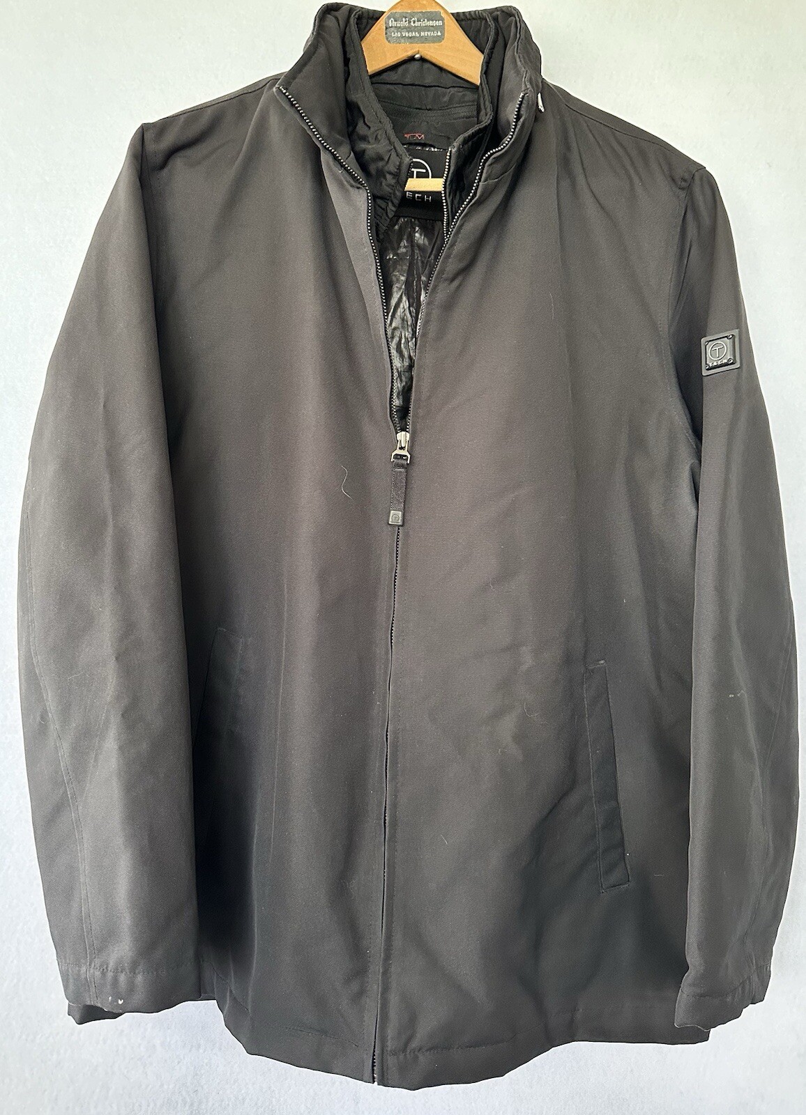 Tumi Tech Lightweight Jacket Lined Windbreaker Me… - image 1
