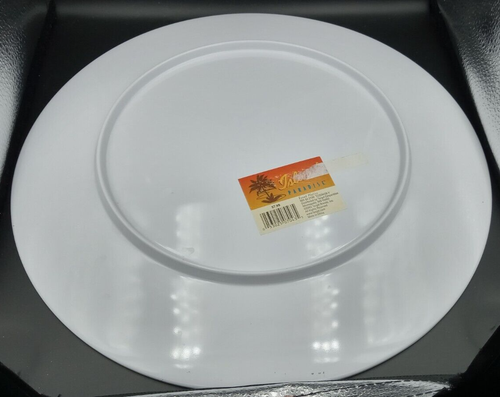 Melamine Island Paradise VINTAGE 2003 Target Corp. Piatto rotondo per pappagalli 14" - Foto 2 di 3