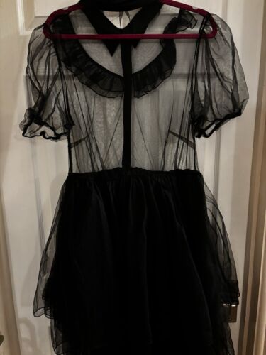 Disturbia Size 16 Ladies Tull Dress Button Front - Picture 4 of 4