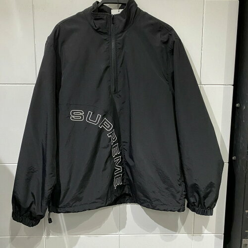 supreme corner arc half zip pullover