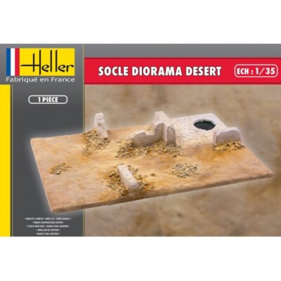 Heller #81255 1/35 Socle Diorama Desert