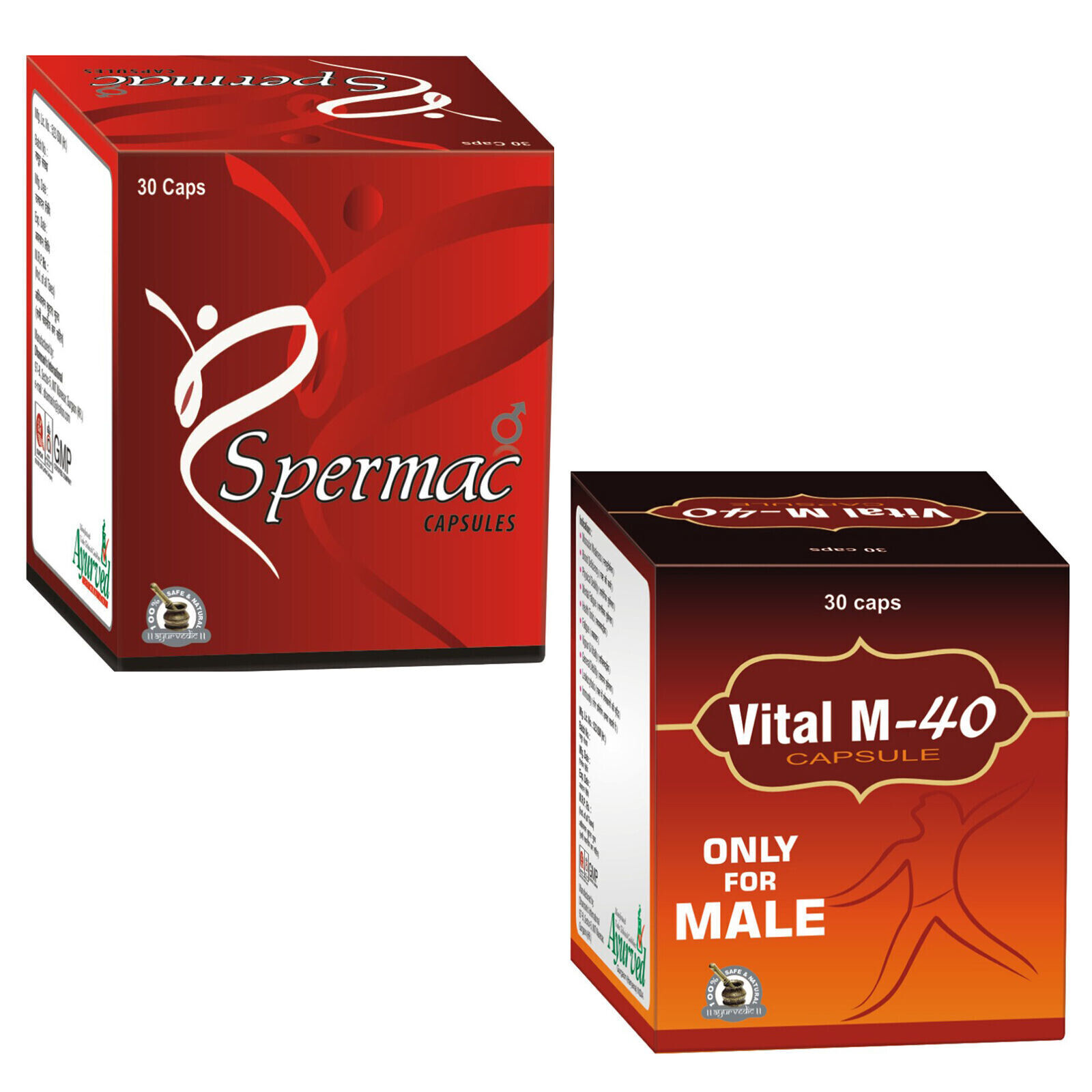Los mejores remedios naturales para el bajo recuento de espermatozoides en hombres 30 espermatozoides + 30 gorras vitales M-40.