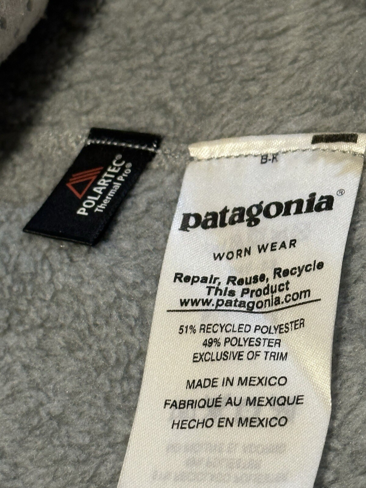 Women’s Patagonia Snap T Polartec Fleece Jacket Gray Size Large thumbnail 13