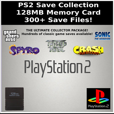 Ps2 Save Collection 300 Saves 100 Complete 128mb Playstation Memory Card Ebay