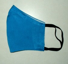 Face Mask Wire Adult Blue Ivory 2