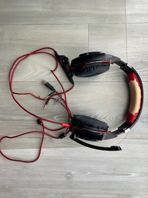 Kotion Each G20000 Headset Rot Komfortable LED 3,5mm Stereo Gaming LED Beleuchtung 