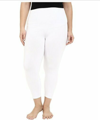 Yummie Women's Gloria Skimmer Cotton Stretch WHITA COLOR SZ L