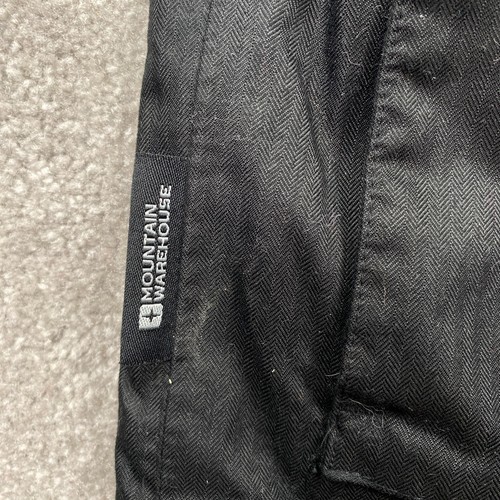 Mountain Warehouse Full Zip Up Hooded Waterproof Jacket Youth Size 13 Black - Picture 11 of 14