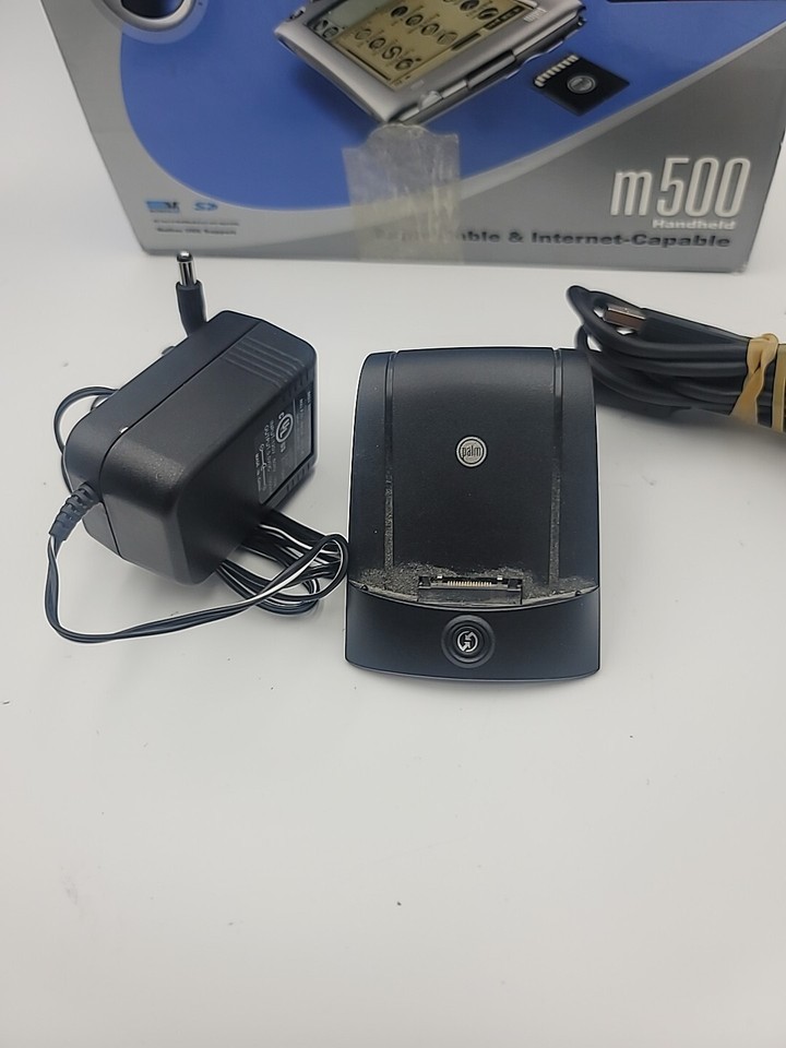 PALM PILOT m500 HANDHELD PDA ORGANIZER PalmOS TESTED Will Need New