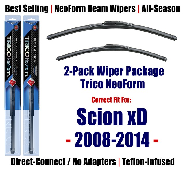 2pk SuperPremium NeoForm Wipers fits 20082014 Scion xD 16260/140 eBay