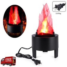 3D Fake Flame Light Electric Campfire Artificial Flickering Fire Effect Decor