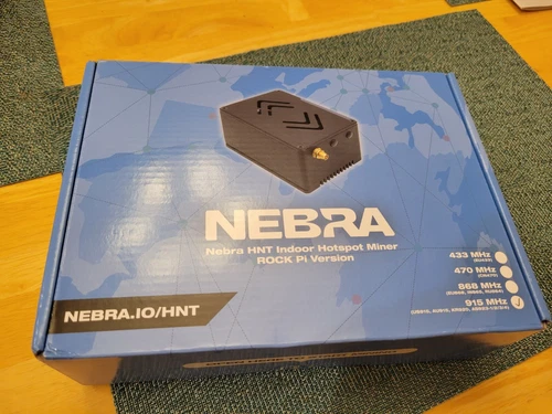 Nebra Indoor Helium HNT Hotspot Miner US 915MHz - Rock Pi