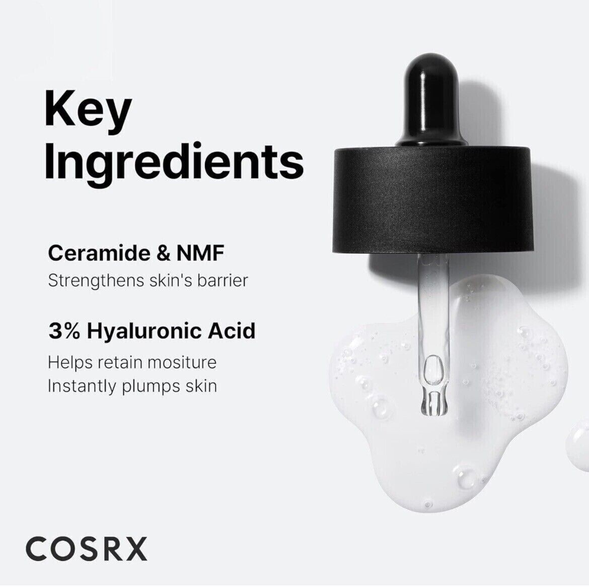 COSRX The Hyaluronic Acid 3 Serum Day & Night 20ml * KOREAN COSMETIC *