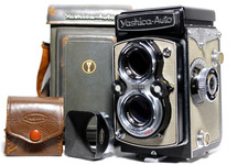 RARE All Works Excellent 5 Yashica Auto TLR 6x6 Film Camera Yashinon 80mm f3.5