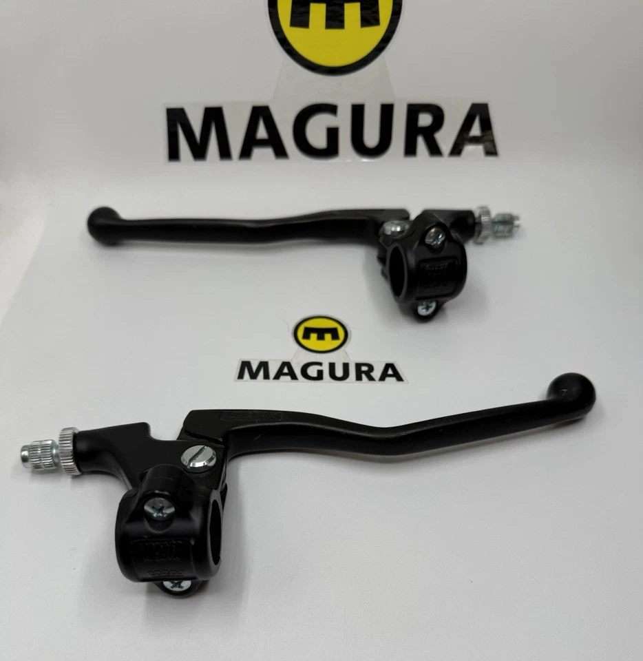 Nuevo Par de PALANCAS MAGURA Husqavarna Maico Penton Bultaco Yamaha Hodaka Honda Foto 4 de 4