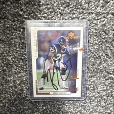 Upper Deck 2000 MVP Rodney Harrison #151 Autograph San Diego Chargers NFL