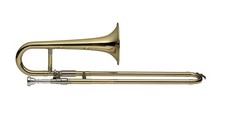 Levante Bb Brass Slide Trumpet Clear Lacquer w/ Soft Case Mouthpiece