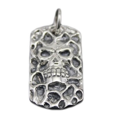 925 Sterling Silver Skull Pendants Punk Gothic Charm Jewelry 8C004D HZ