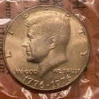 1976-P Bicentennial Kennedy Half Dollar Littleton Coin Company UNC-60  BU Toner