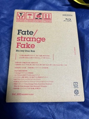 Fate/strange Fake Blu-ray Disc BOX Limited Edition CD Booklet Japan ANZX-16981