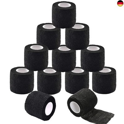 Tattoo Grip Cover Wrap ? TONBAO 12 Stück 5 cm x 4,5 m Tattoo Grip Tape Wrap, 