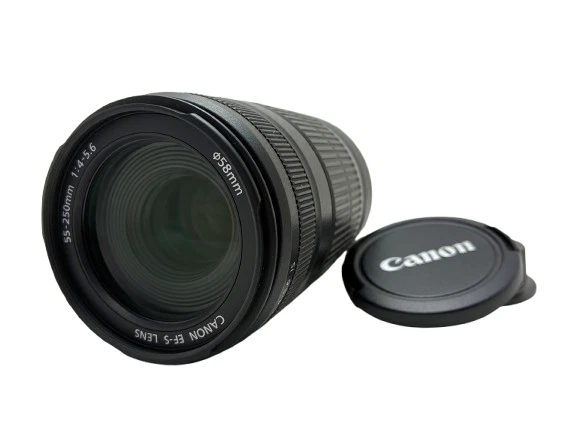 Canon EF-S 55-250mm f/4-5.6 IS Telephoto Zoom Lens made In Japan[MINT] - Image 2 of 4