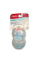 Playtex Advanced Orthodontic 2 silicone pacifiers w/Air Shield Holding Case 0-6m