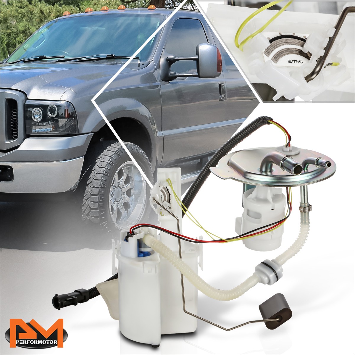 1999-2004 Super Duty Fuel Pump YHTAUTO Gas Fuel Pump Module For Ford F-250 & F-350 Super Duty Trucks (1999-2004, 5.4L V8 Or 6.8L V10) – Center Tank