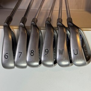 Set fer à repasser gaucher Ping G430 6-PW, AW point noir rigide très bon