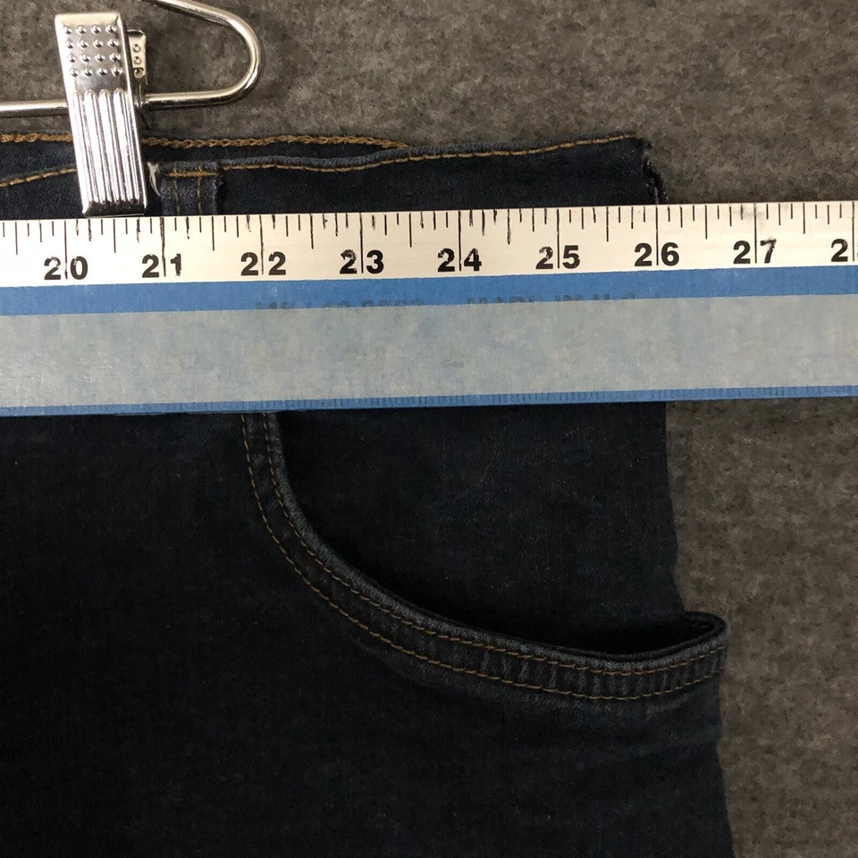 Pantalones de mezclilla Harbor Bay para hombre 52X29 azul preencogido comodidad continua cintura elástica Foto 4 de 4