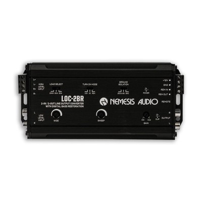 Nemesis Audio LOC-2BR 2-Channel Line Output Convertor With Digital Bass