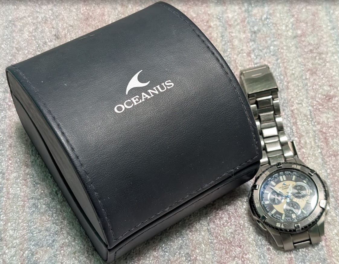 RARE COLOR Casio OCEANUS OCW-P500 Solar Radio Titanium Men's Watch