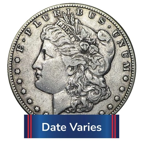 1878 - 1904 $1 Morgan Silver Dollar Very Good - Very Fine VG-VF