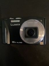 Panasonic Lumix DMC-TZ22 BLACK 14MP Digital Camera LEICA LENS 16x Zoom GPS works