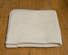 Ivory Cream Solid Fleece Fabric 1.5 Yards 60" Wide Unbranded Heavy