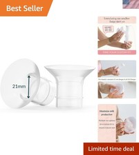 Custom Silicone 21mm Breast Pump Flange Inserts - Fit Standard GLO Pumps