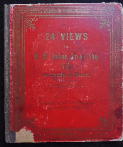 24 (22) Views of HM Indian Troop-Ship to India & Back (c1883) HMI Malabar, Navy