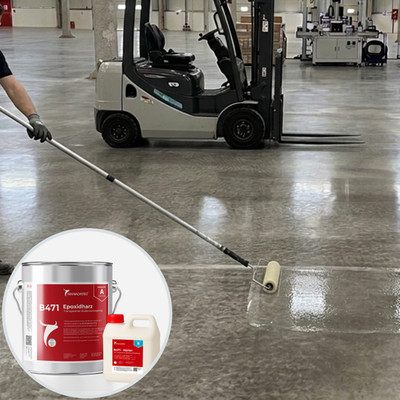 Epoxy Bodenversiegelung - transparent - Garage Lager Industrie - Manadatec B471