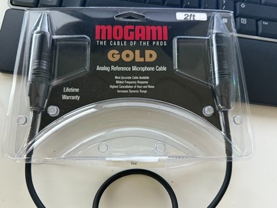 Mogami Gold Studio XLR-XLR Kabel Neutrik Stecker mit Goldkontakten - 2 Fuß