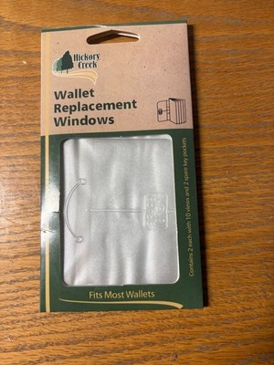 2 Pack of Replacement Window Inserts for Wallets - NIB