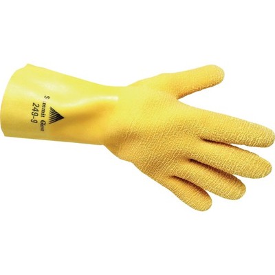 Summit Glove 249 Series Latex Coated Rubber Gloves, 13-Inch size 10 12 pairs