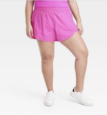 All In Motion Pink Women’s Athletic Shorts Size 4XL New