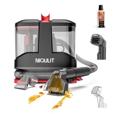 NIQULIT PORTABLE CARPET & UPHOLSTERY CLEANER MACHINE 15KPA - RED/BLACK
