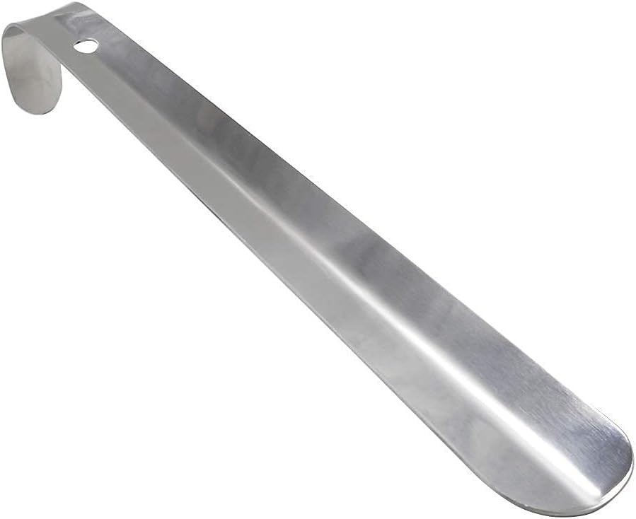 Shoe Horn Long Handle for Seniors 2 Pack,Metal Long Shoehorn for Extra