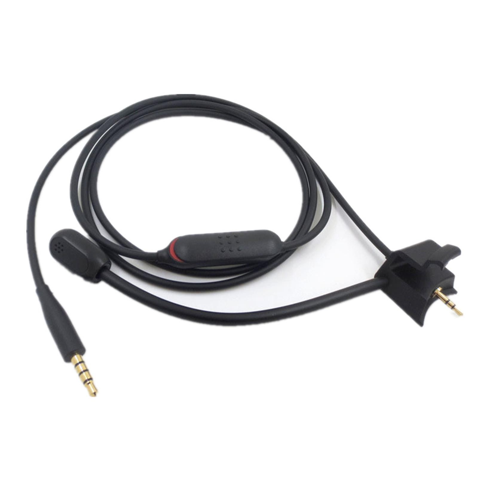 3.5mm Detachable Boom Headset Microphone Cable For Bose QuietComfort QC 35 35II